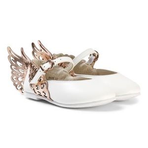 Sophia Webster Mini Evangeline White Rose Gold